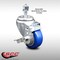 Service Caster 3 Inch SS Blue Polyurethane Wheel Swivel 1/2 Inch Threaded Stem Caster with Brake SCC-SSTS20S314-PPUB-BLUE-TLB-121315 - alternate 5